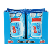 12X At Home Reinigingsdoekjes Glas 40 stuks