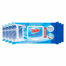 6X At Home Reinigingsdoekjes Glas 40 stuks
