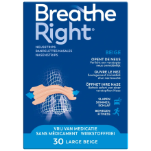 Breathe Right Neusstrips Normale Huid 30 stuks