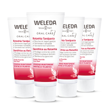 4X WELEDA Tandpasta Ratanhia 75 ml