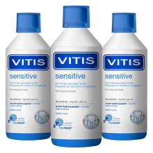 3X Vitis Mondwater Sensitive 500 ml