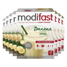 8X Modifast Weight Control Milkshake Banaan 8 x 55 gr