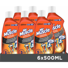 Mr Muscle 6x Mr. Muscle Power Gel Ontstopper 500 ml