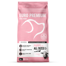 Euro Premium Euro Premium Puppy Lam   Rijst 3 kg