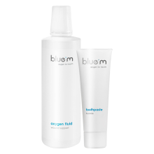 Bluem Oxygen Fluid en Fluoride Tandpasta Pakket