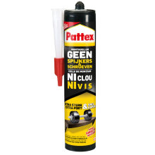 Pattex Geen Spijkers & Schroeven Montagekit Hout 400 gr