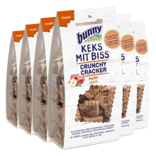 6X Bunny Nature Crunchy Cracker Appel 50 gr