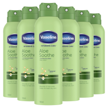 6X Vaseline Bodylotion Spray Aloe Soothe 190 ml