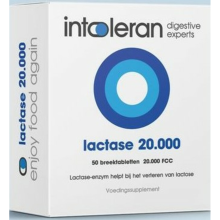2X Intoleran Lactase 20.000 50 Tabletten