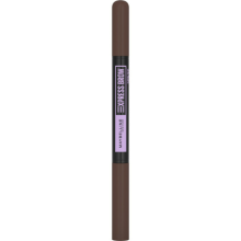 1+1 Gratis: Maybelline Brow Satin Duo Wenkbrauwpotlood en Poeder 04 Dark Brown