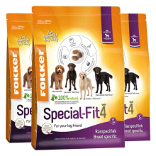3X Fokker Special Fit Hondenvoer 4 2,5 kg