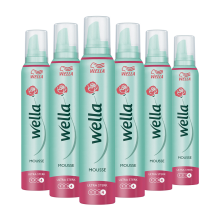 6X Wella Ultra Sterk Haarmousse 200 ml