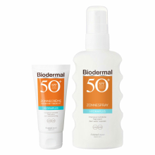 Exit Biodermal SPF50 Lichaam en Gezicht Hydraterende Zonnebescherming Pakket