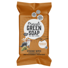 Marcel's Green Soap Schoonmaakdoekjes Sandelhout & Kardemom 60 stuks
