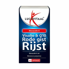 2X Lucovitaal Rode Gist Rijst met Visolie en Q10 63 capsules