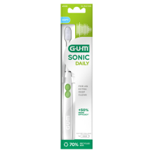2X GUM Elektrische Tandenborstel Sonic Daily Wit
