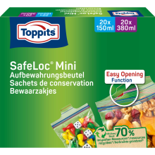 Toppits Safeloc Mini Zip Zakjes 40 stuks
