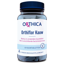 2X Orthica Orthiflor Kauw 60 kauwtabletten