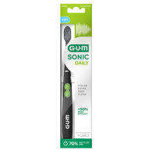 2X GUM Elektrische Tandenborstel Sonic Daily Zwart