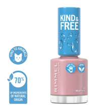 1+1 Gratis: Rimmel KIND & FREE Vegan Nagellak 154 Milky Bare 8 ml