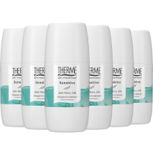 6X Therme Anti Transpirant Sensitive 24H Roll On 60 ml