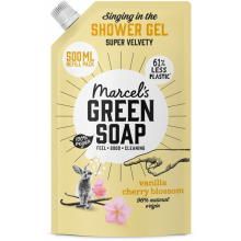 Marcel's Green Soap Shower Gel Navulling Vanille & Kersenbloesem 500 ml