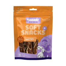 10X Braaaf Hondensnack Filet Rund Steak met Vis 85 gr