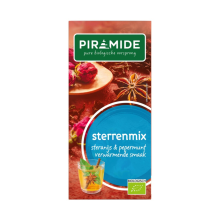 Piramide Biologische Theezakjes Sterrenmix 20 stuks