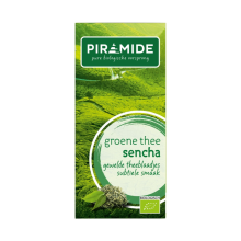 3X Piramide Biologische Groene Theezakjes Sencha 20 stuks