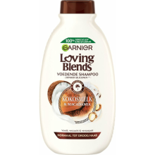 3X Garnier Loving Blends Kokosmelk en Macadamia Shampoo 300 ml