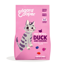 Edgard & Cooper 4x Edgard & Cooper Kattenvoer Kitten Eend   Kip 2 kg