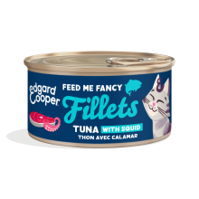 Edgard & Cooper Edgard & Cooper Kattenvoer Fillets Tonijn   Inktvis 70 gr