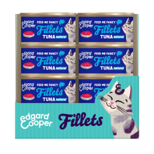 Edgard & Cooper 24x Edgard & Cooper Kattenvoer Fillets Tonijn 70 gr