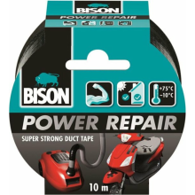 Bison Tape Power Repair Zwart 10 meter