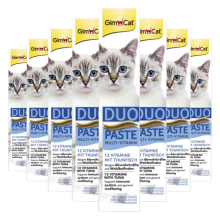 8X GimCat Multi Vitamin Duo Pasta Tonijn & Vitamines 50 gr