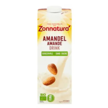 6X Zonnatura Amandel Drink Ongezoet Biologisch 1000 ml