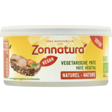 3X Zonnatura Vegetarische Pate Naturel Biologisch 125 gr