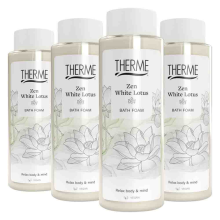 4X Therme Zen White Lotus Badschuim 500 ml