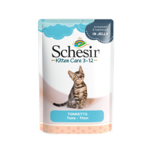 Schesir Kattenvoer Kitten 3 13 Tonijn in Gelei 85 gr