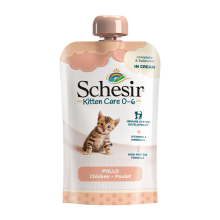 Schesir Kattenvoer Kitten 0 6 Kip in Cream 150 gr