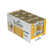 16X Schesir Hondenvoer Kip Pompoen in Gelei 285 gr
