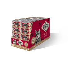 24X Voskes Kattenvoer Nat Tonijn met Shirasu 85 gr