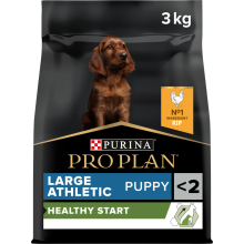 4X Pro Plan Hondenvoer Droog Puppy Large Athletic Healthy Start Kip 3 kg