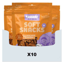 10X Braaaf Hondensnack Sticks Tonijn   Wortel   Sperzieboon 85 gr