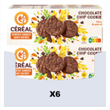 6X Céréal Chocolate Chip Cookie 130 gr
