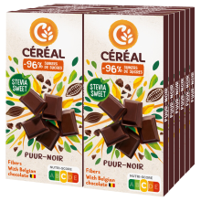 12X Céréal Chocoladetablet Puur 85 gr