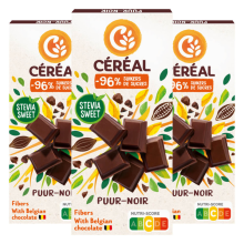 3X Céréal Chocoladetablet Puur 85 gr