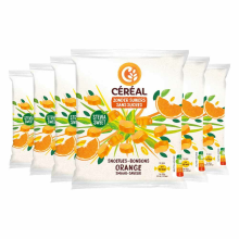 6X Céréal Snoepjes Sinaasappel 120 gr
