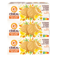 3X Céréal Koekjes Citroen & Yuzu 132 gr