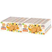 12X Céréal Zandkoekjes Chocolade & Sinaasappel 132 gr